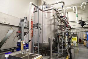 Reverse-osmosis filtration for NWI's hydroentangling system in the Spunbond and Hydroentangling Pilot Lab.