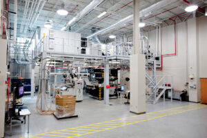 Full view of NWI's Meltblown Pilot Lab.