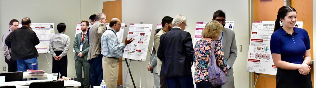 poster presentations being given